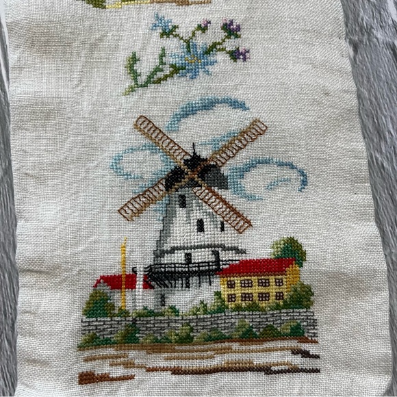 Cross Stitch Lighthouses Hanging Banner Tapestry - Picture 8 of 14
